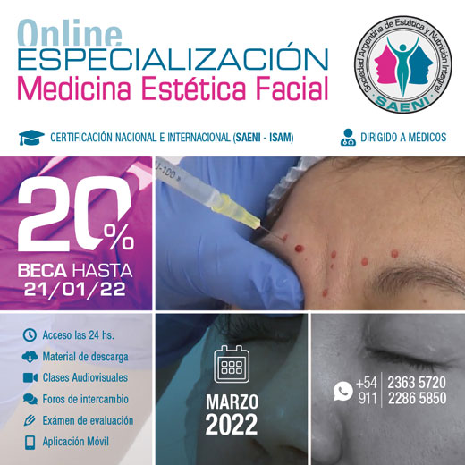 SAENI: Especialización en Medicina Estética Facial