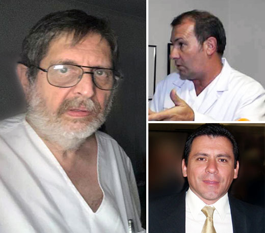 CIED 2023: Doctores Jorge A. Segura, Roberto Venesia y Jorge Rojas.